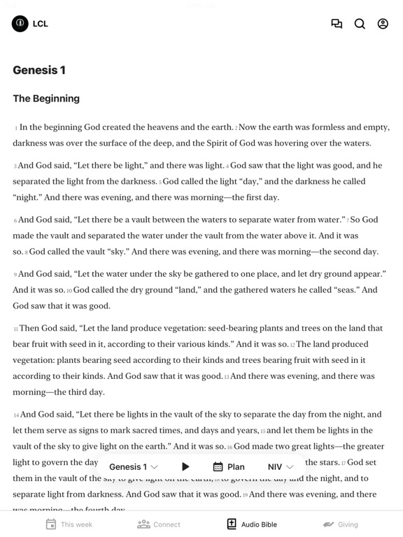 Liberty Church MA iPad screenshot 3 - Education app