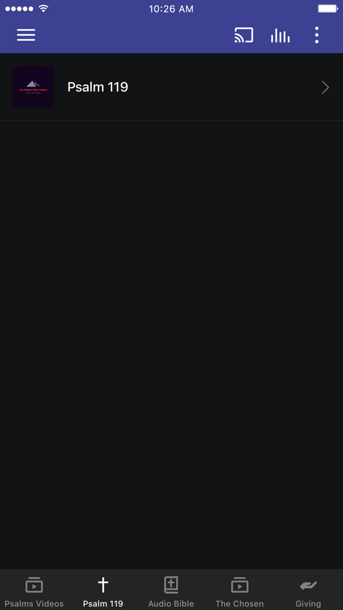 The Psalms Video Project