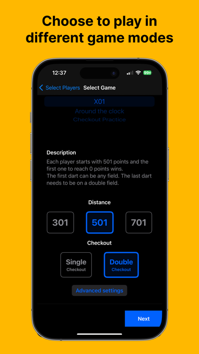 DartSide  - Darts Counter Screenshot