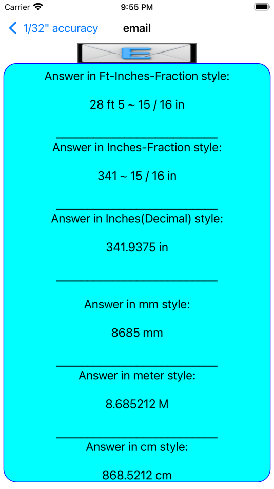 #7. UnitsCal Lite Tape Calculator (iOS) 由: Aberdeen Telecom.Inc.