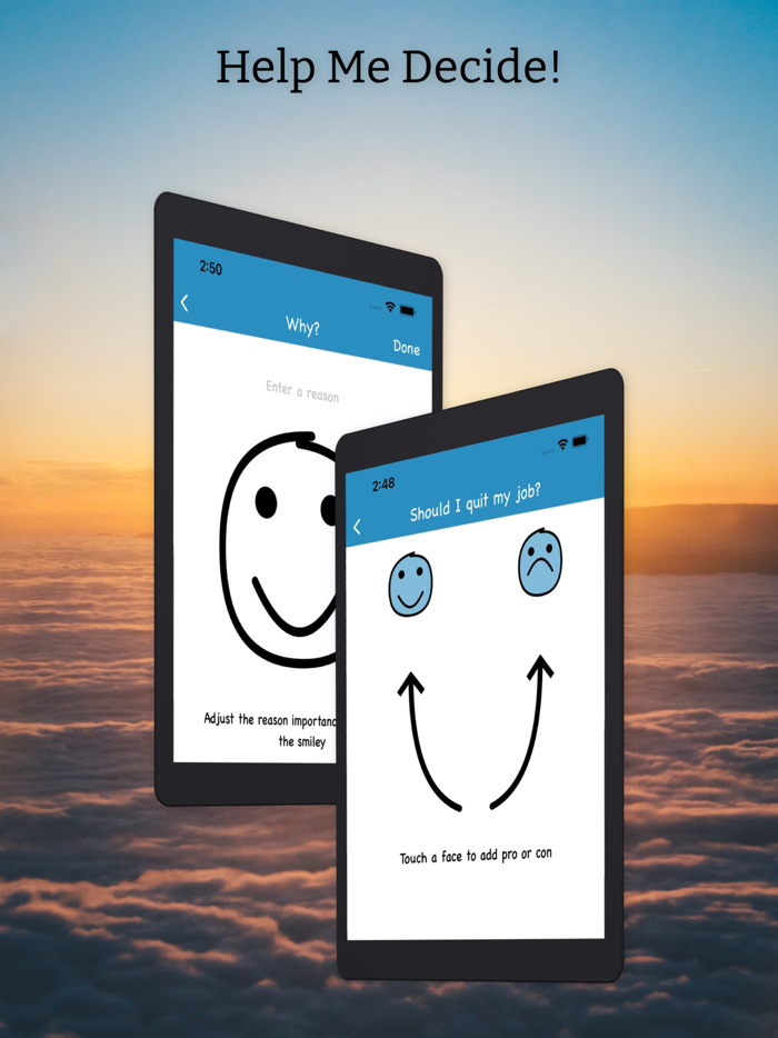 Help Me Decide Pros and Cons