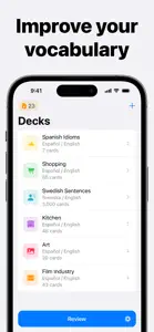 Vocabify Learn with Flashcards screenshot #1 for iPhone