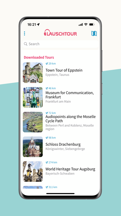 The Lauschtour App Screenshot