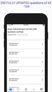 azure az-104 exam 2024 iphone screenshot 1