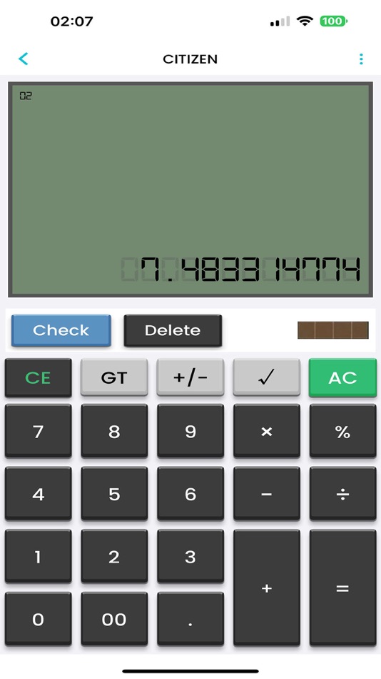 #2. iCalc Plus (iOS) Podle: Liana Silva