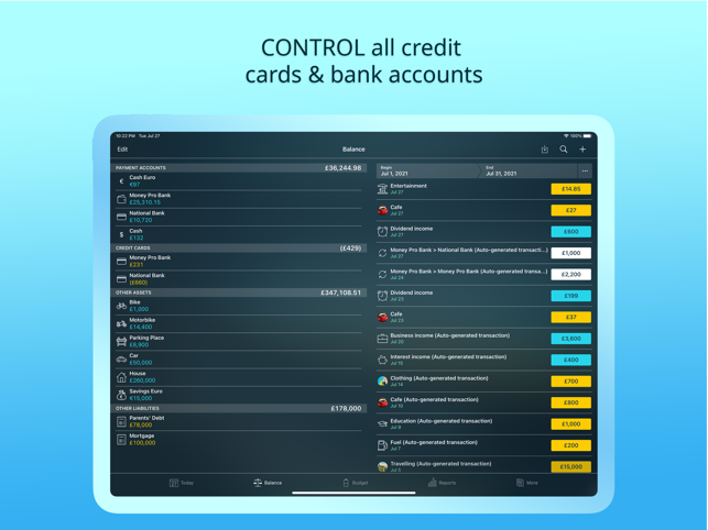 Money Pro: Personal Finance AR Screenshot
