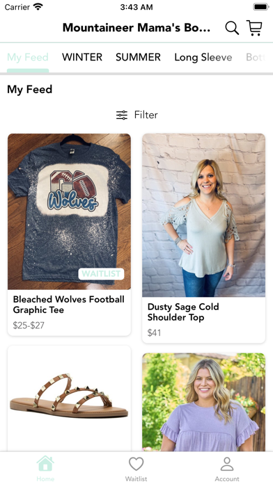 Mountaineer Mama's Boutique Screenshot