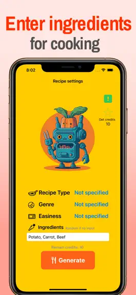 Game screenshot Recipe Generator AI mod apk