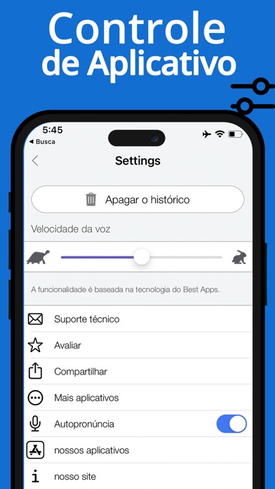 Tradutor de Voz Texto Tradução