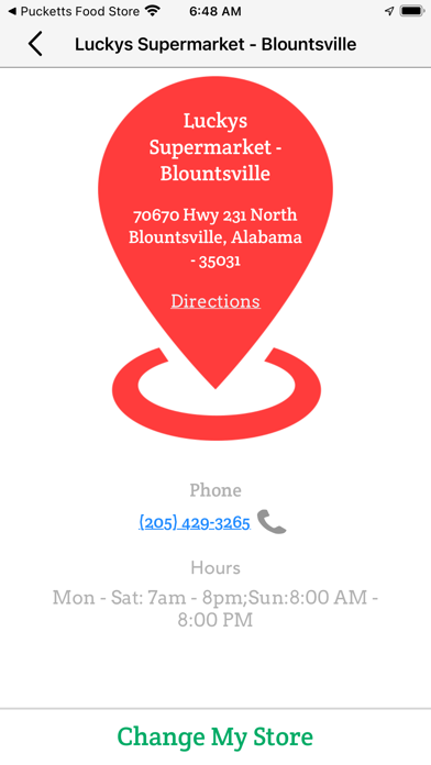Lucky's Alabama Supermarkets Screenshot