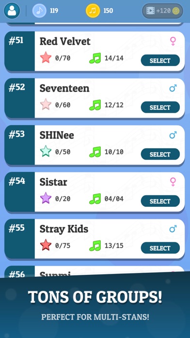 KPOP Tiles 2024 Screenshot