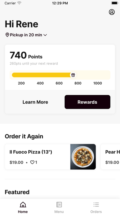 Anonimo Pizza Screenshot
