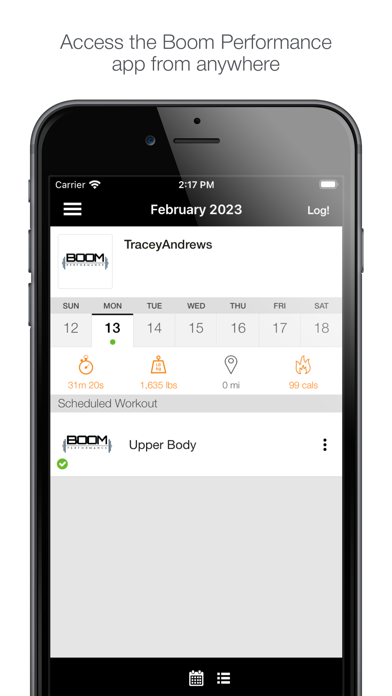 Boom Performance Fairhope App Screenshot
