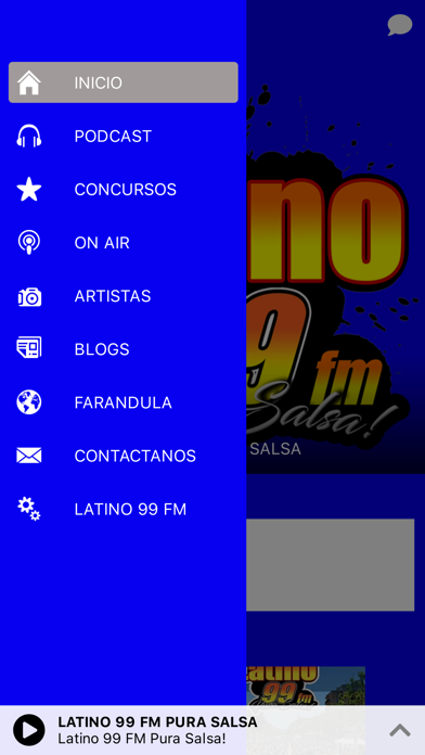 LATINO 99FM 100% SALSA DIGITAL Screenshot