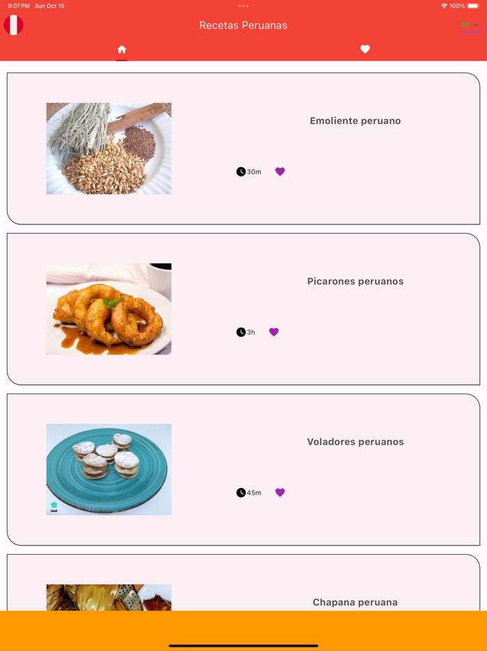 Recetas comida peruana