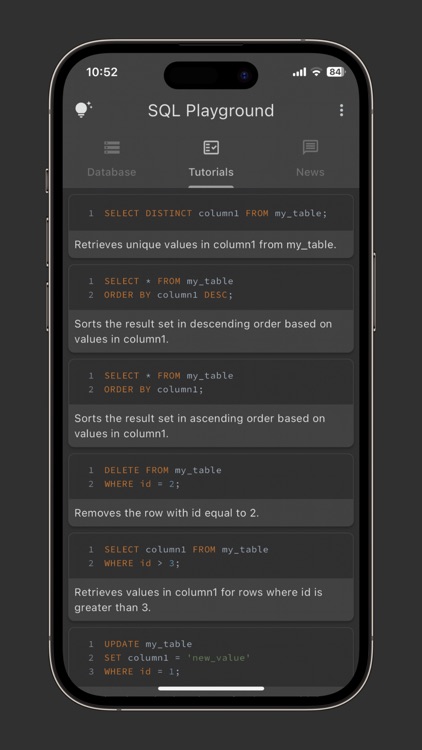 SQL Playground‏‎ ‎ screenshot-6