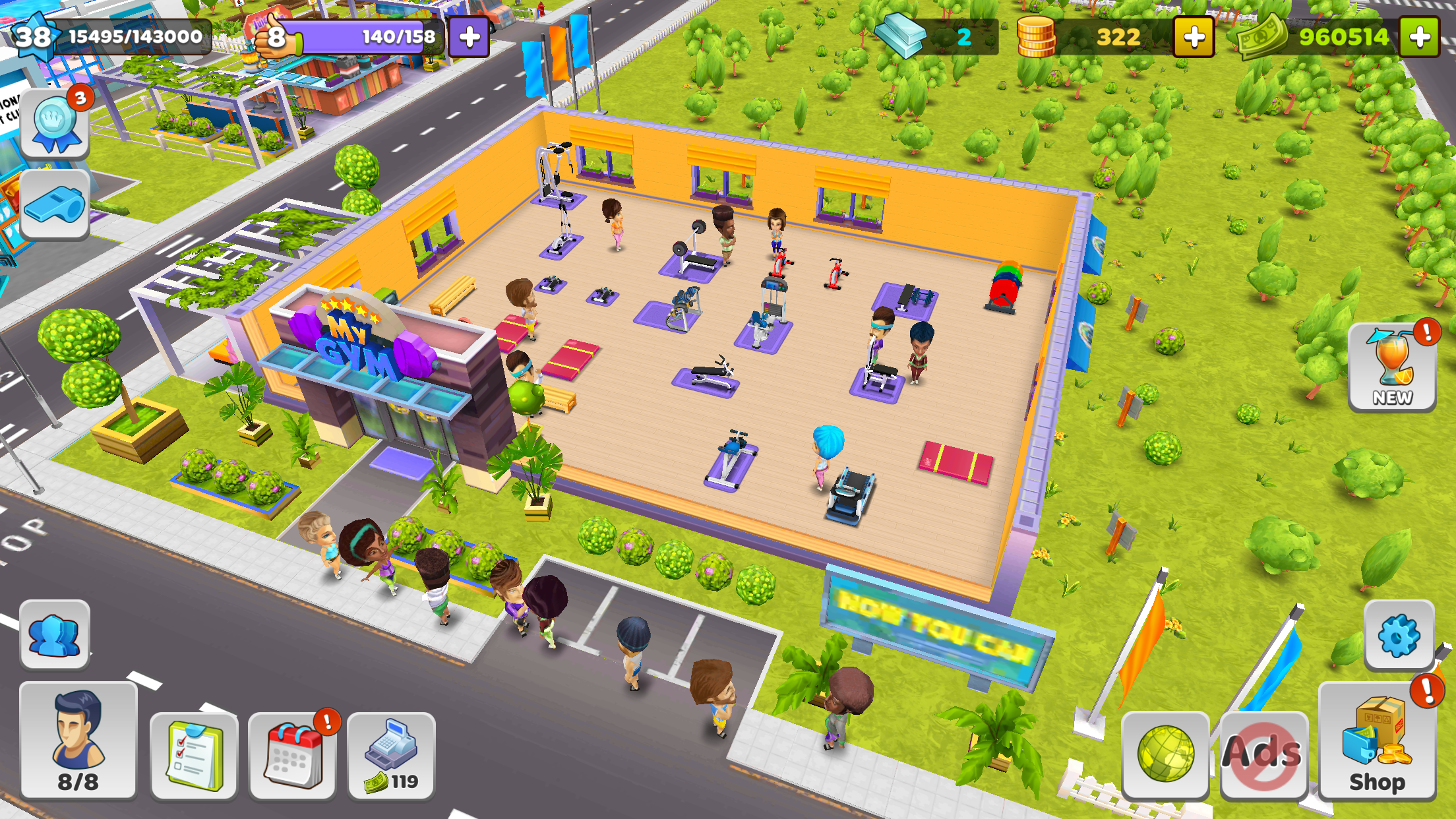 My Gym: Fitness Studio Manager