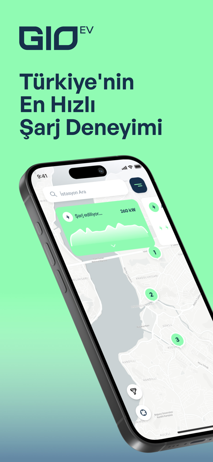 GioEV Araç Şarj İstasyon Ağı