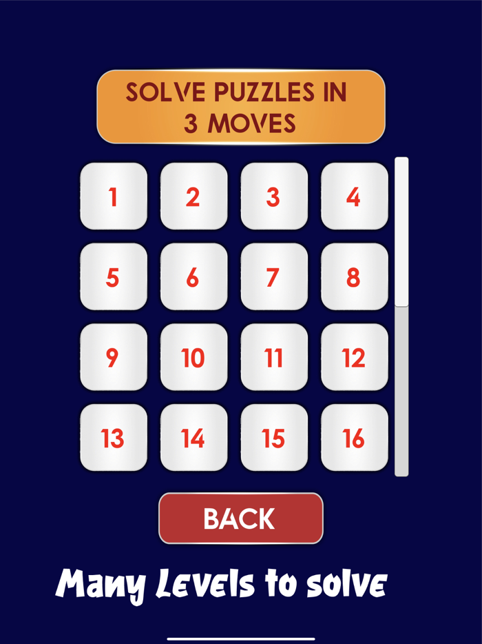 Connect In A Row Puzzle Solve