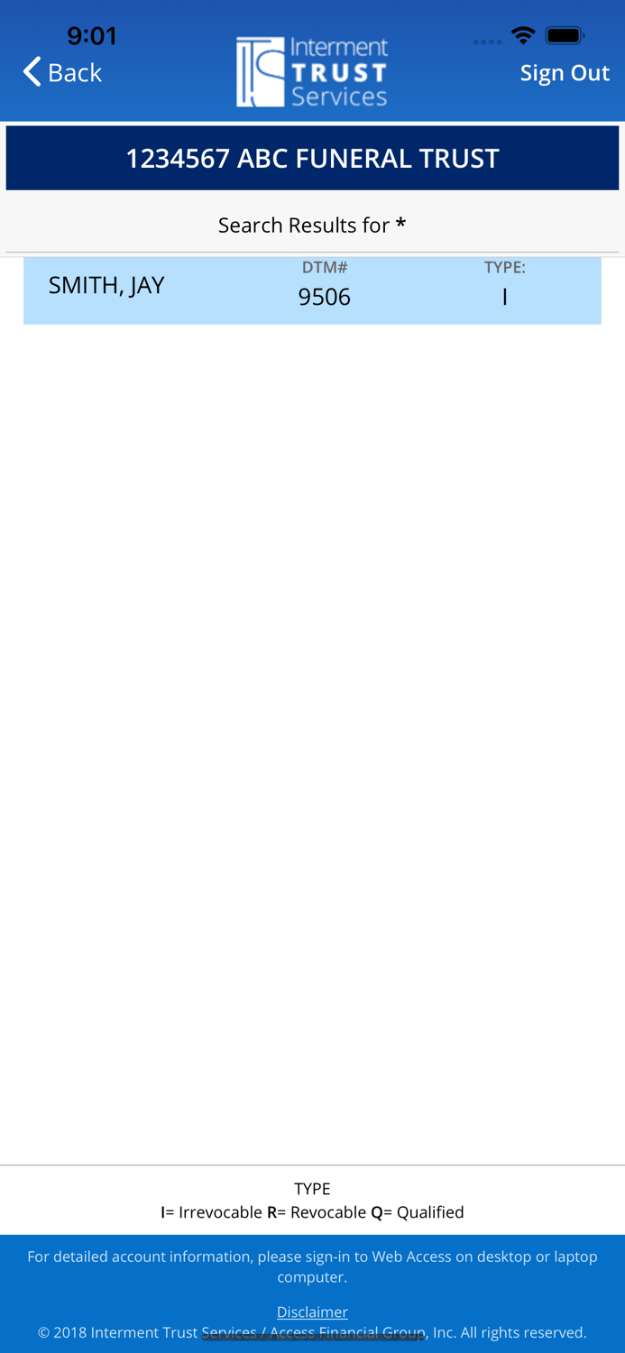 Quick Access from ITS