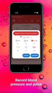 blood pressure record iphone screenshot 4