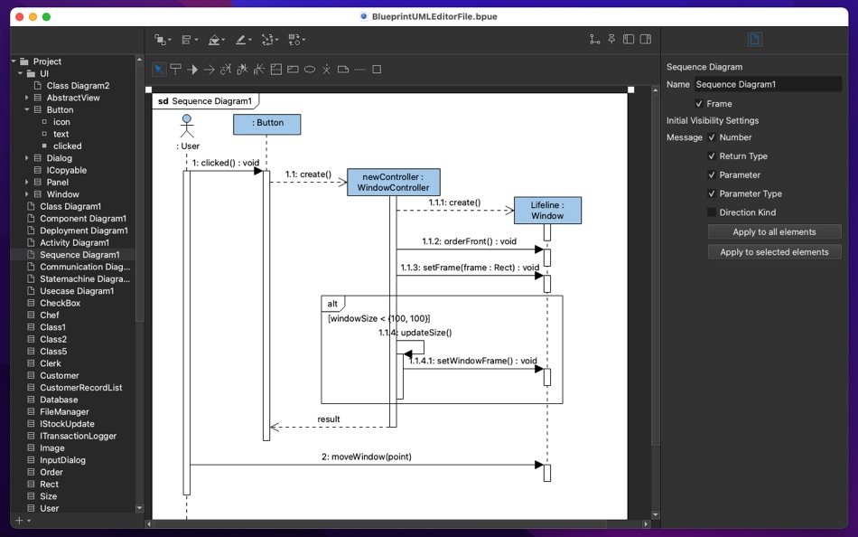 #2. Blueprint UML Editor (macOS) 由: junichi nakamura