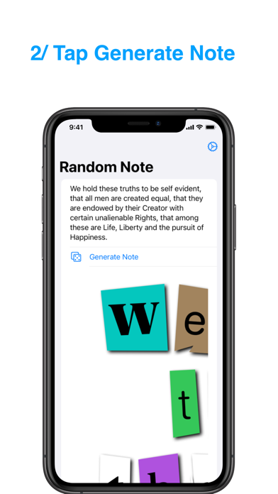Screenshot #2 pour Random Note