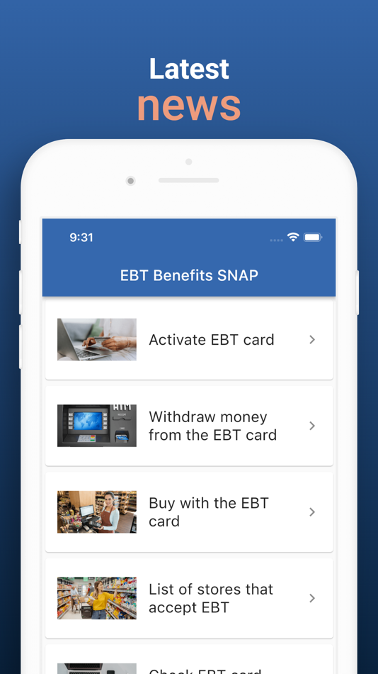 #5. EBT Benefits SNAP 2025 (iOS) By: Winamic