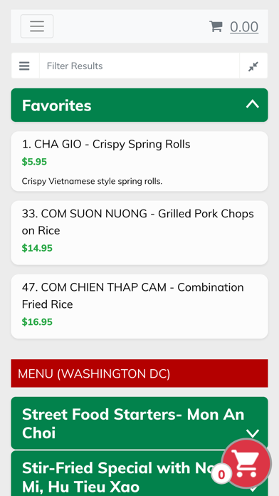 Viet Chopsticks Restaurant Screenshot