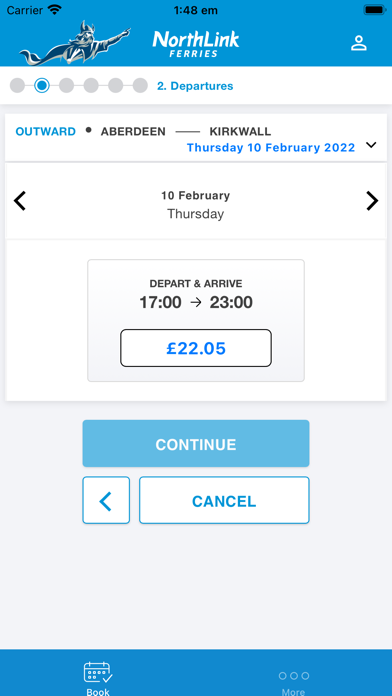 NorthLink Ferries Screenshot