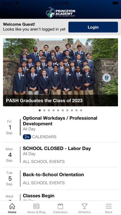 Princeton Academy App Screenshot