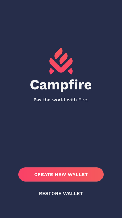 Campfire Firo Wallet Screenshot