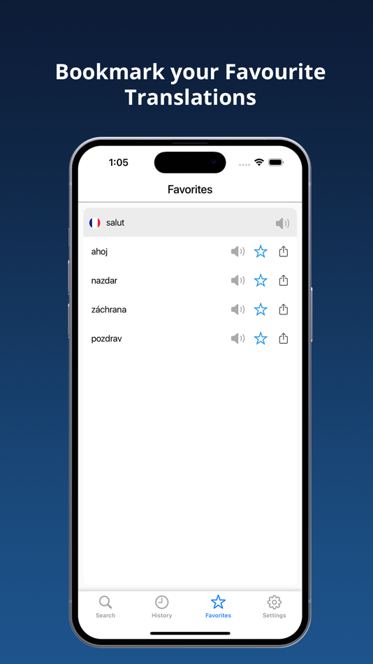 French Czech Dictionary + - 1.1 - (iOS)