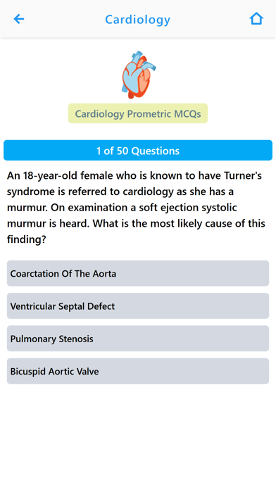 Medical Prometric Exam Tests Screenshot