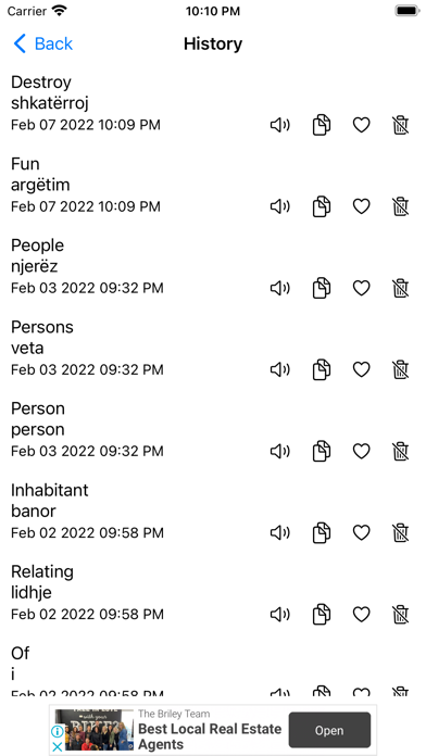 Smart Albanian Dictionary Screenshot