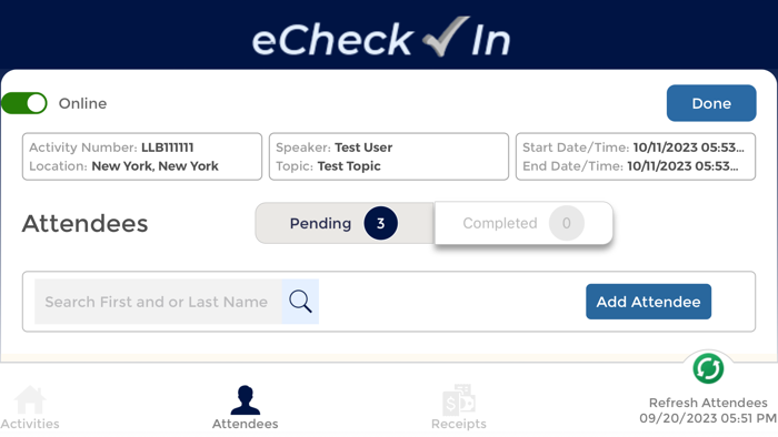 eCheck-In App
