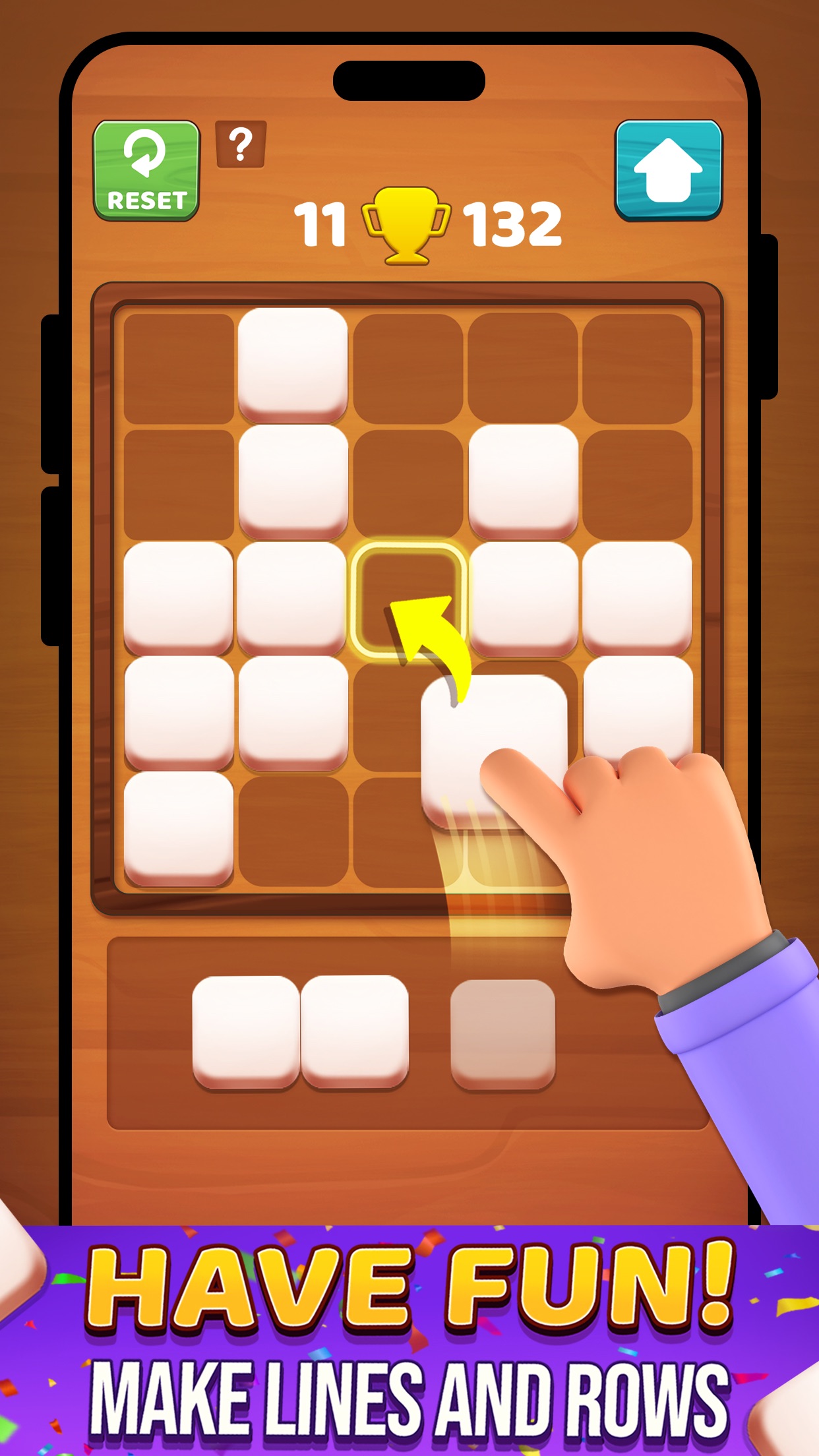 Wooden Puzzle Bliss screenshot 1