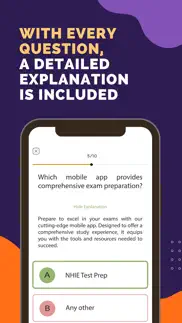 nhie ebphi exam test prep 2024 iphone screenshot 3