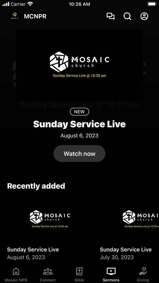 #3. Mosaic NPR (iOS) 由: Trinity Baptist Church (New Port Richey)