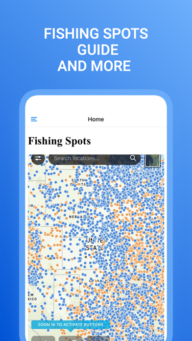 Fishing Spots App Screenshot