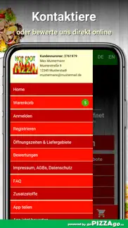 steinofenpizzeria hot rostock iphone screenshot 4