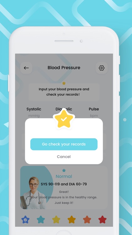 Blood Pressure Tracker & Pulse