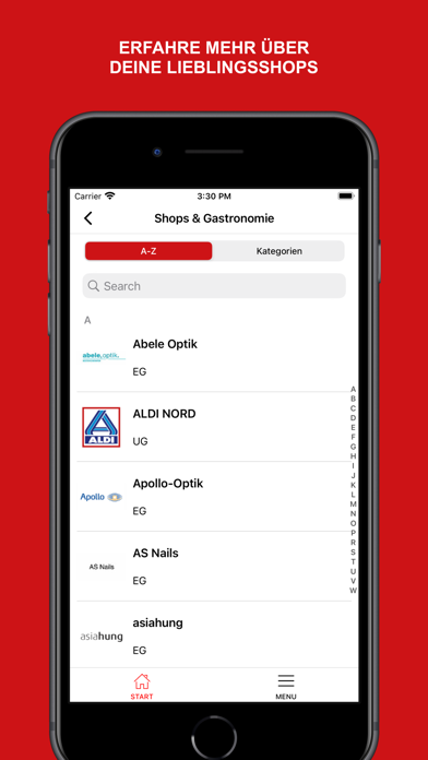 Allee-Center Remscheid Screenshot