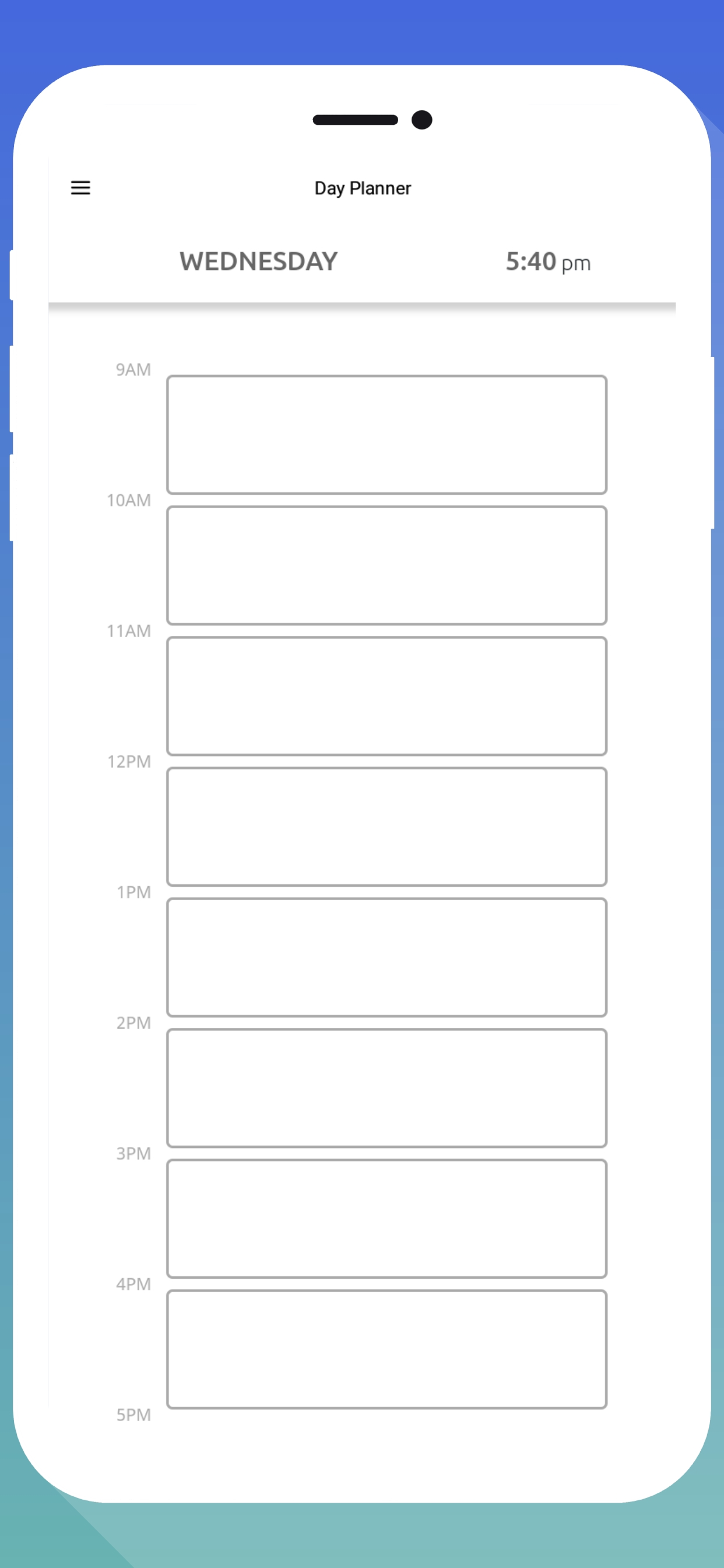 Day Planner App