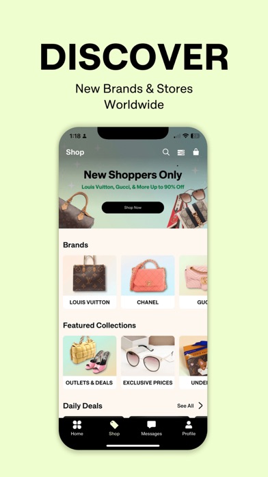 ShopShops: Designer Deals Live Screenshot