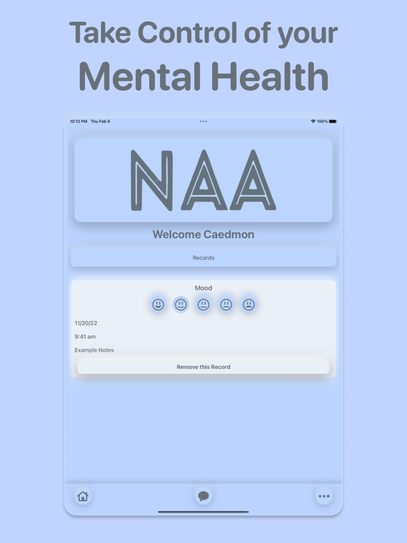 No Athlete Alone iPad screenshot 1 - Sports app