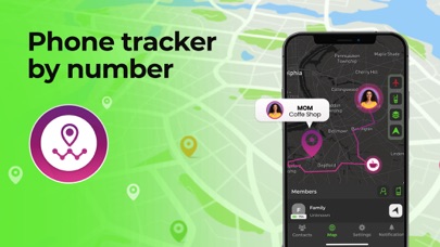 Phone tracker by number fingox Screenshot