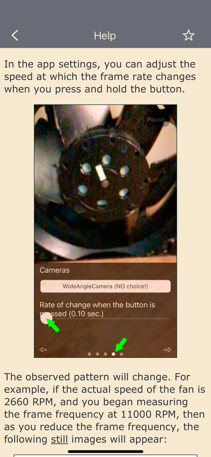 Video tachometer screenshot 9