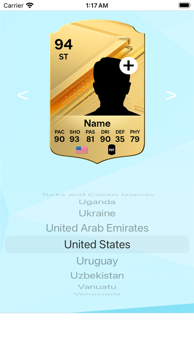 FUT Card Creator 24 Screenshot