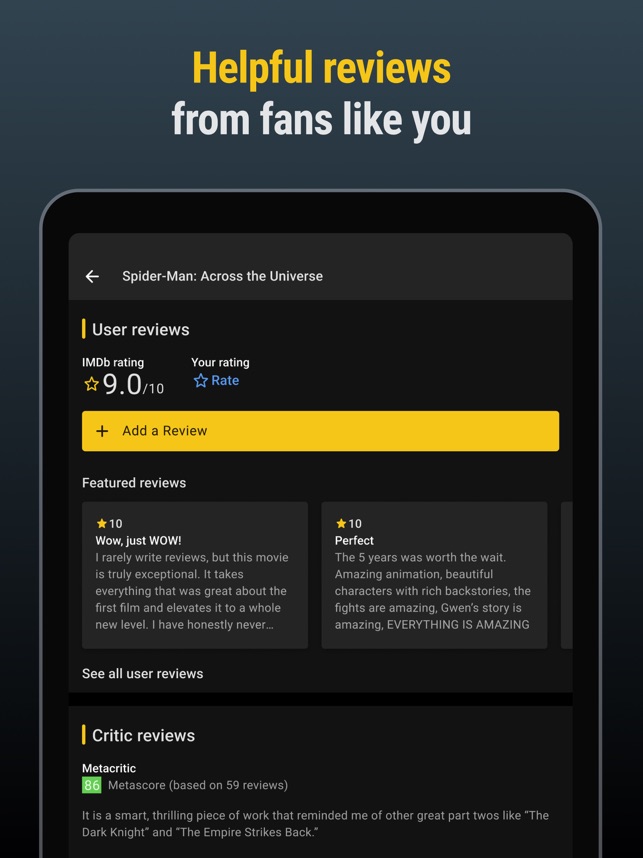 IMDb features are back! - Movie Connect 